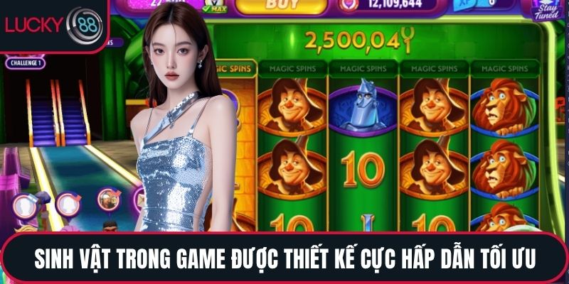 Sinh vật trong game được thiết kế cực hấp dẫn tối ưu